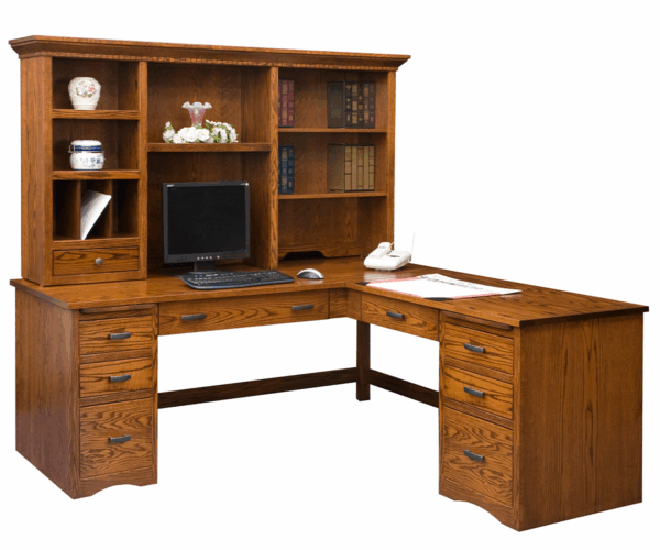 Mission Computer Desk With Return