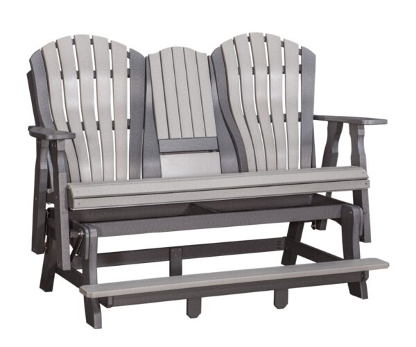 5’ Bentback Counter Height Glider With Console