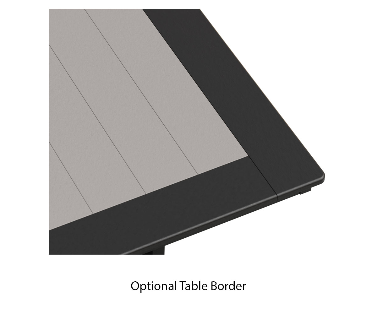 96'' Classic Rectangle Bar Height Table - Image 4