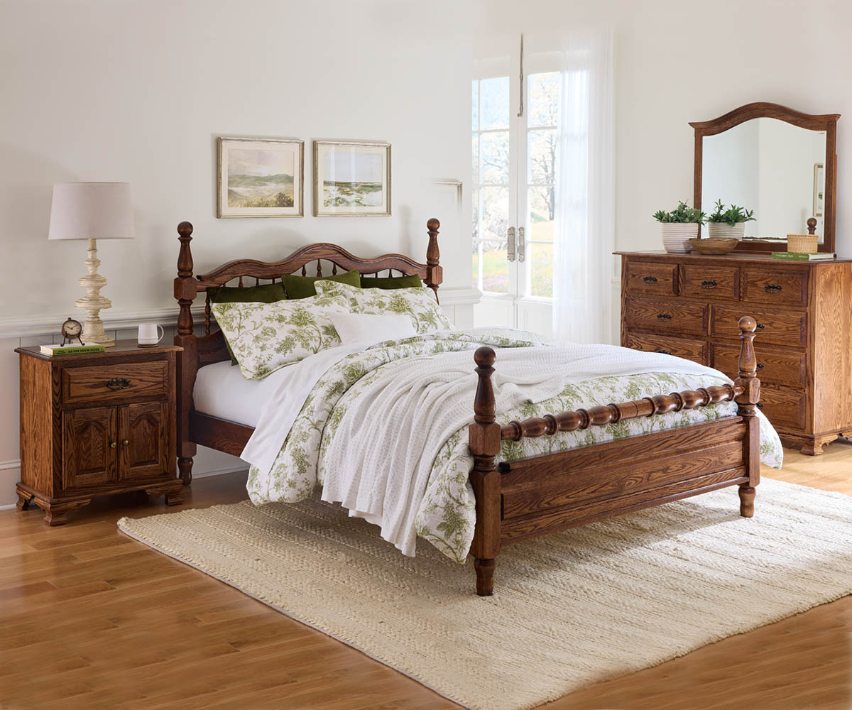 Heritage 1 Drawer, 2 Door Nightstand - Image 6