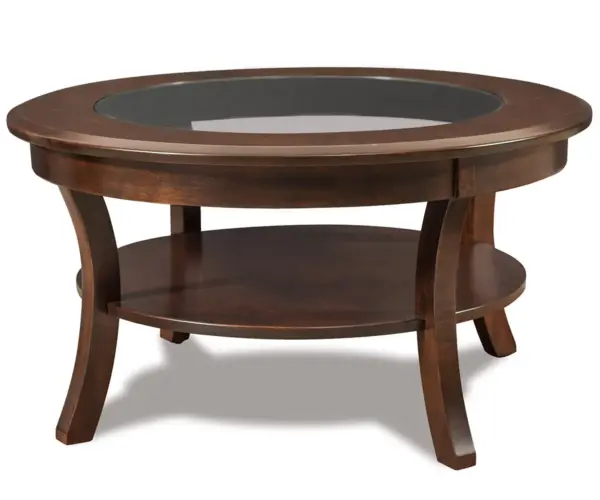 Sierra Round Glass Top Coffee Table