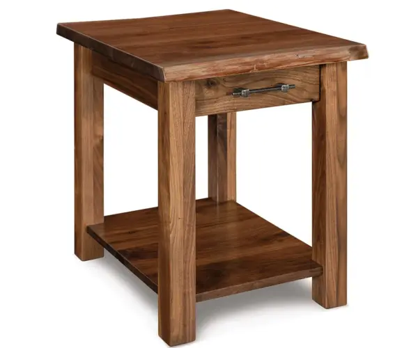 Timbra End Table - Live Edge