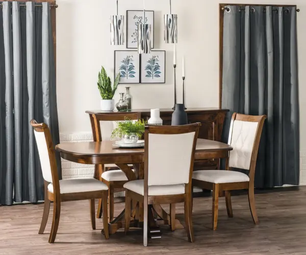 Granite Single Pedestal Table Collection