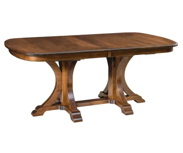 Granite Double Pedestal Table