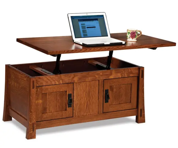 Modesto Enclosed Lift Top Coffee Table