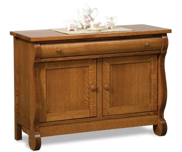 Old Classic Sleigh Enclosed Sofa Table