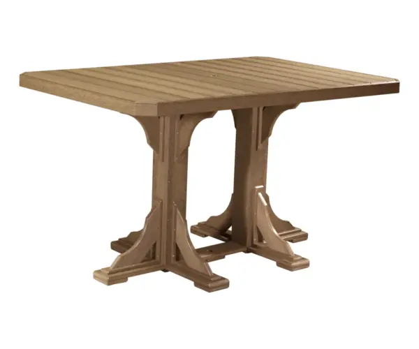 4' × 6' Rectangular Table - Bar Height