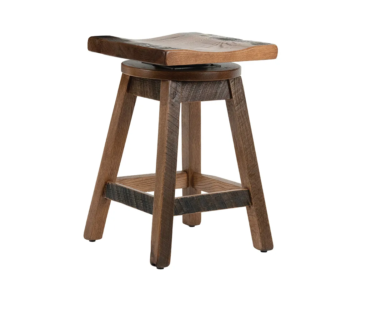 Reclaimed Remi 24" Swivel Barstool