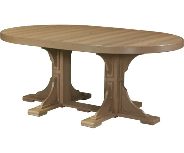 4' × 6' Oval Table - Dining Height