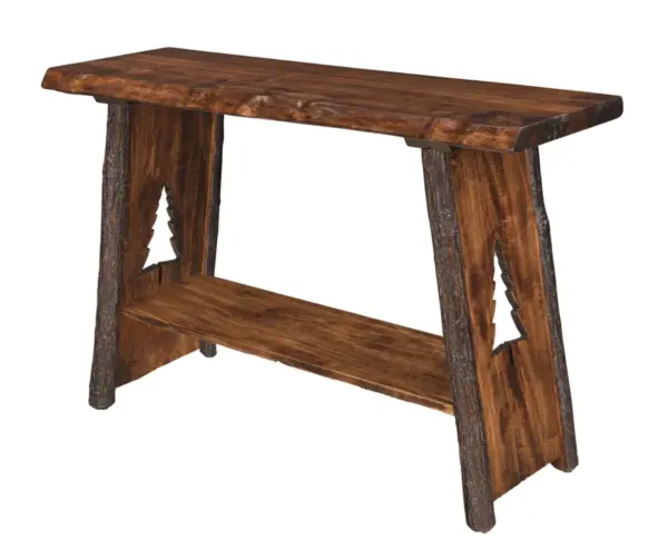Lone Spruce Live Edge Sofa Table