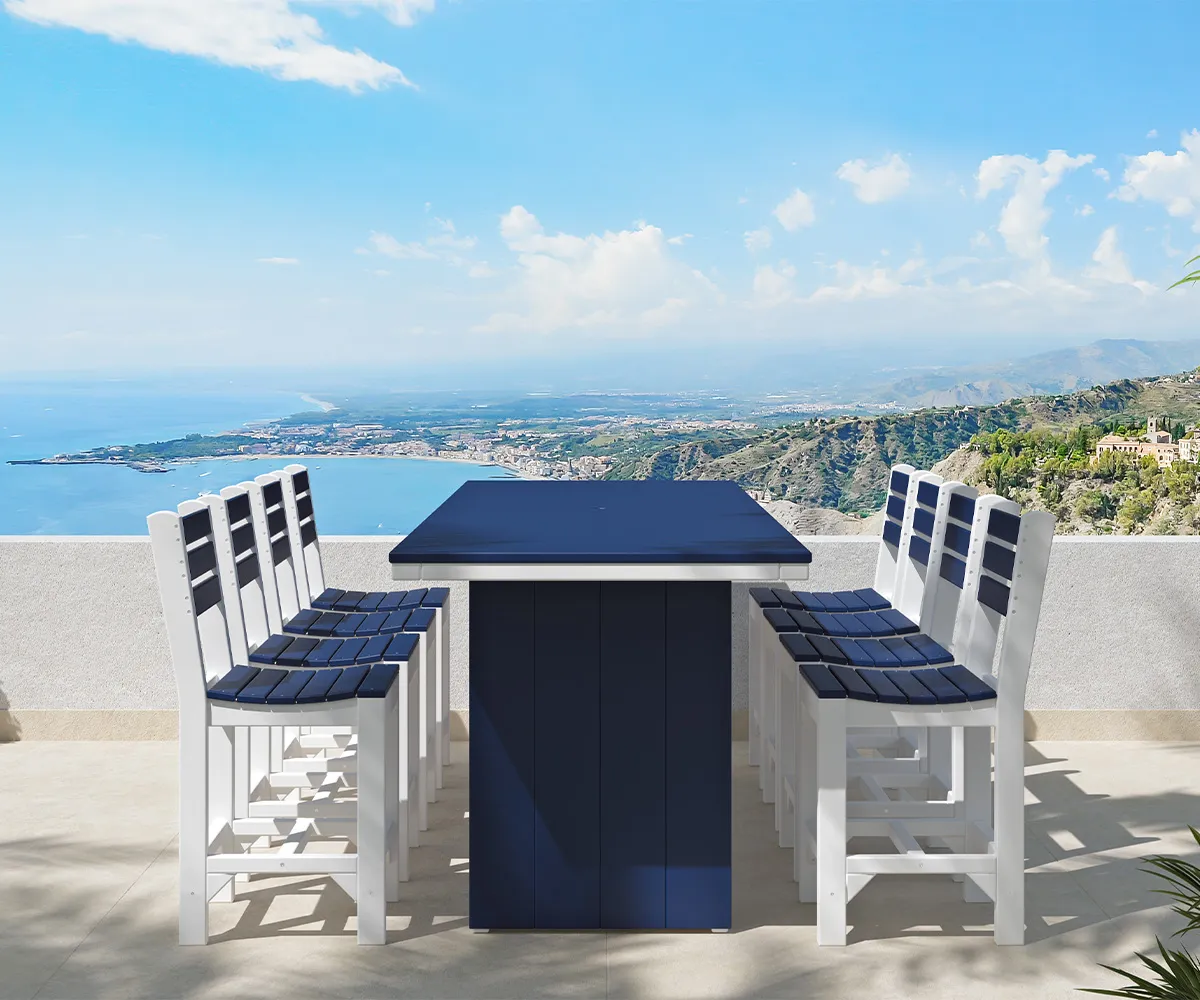Urban Dining Table - 3' x 10' Rectangular - Dining Height - Image 2