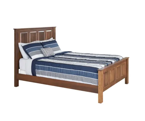 Traditional Raised Panel Bed