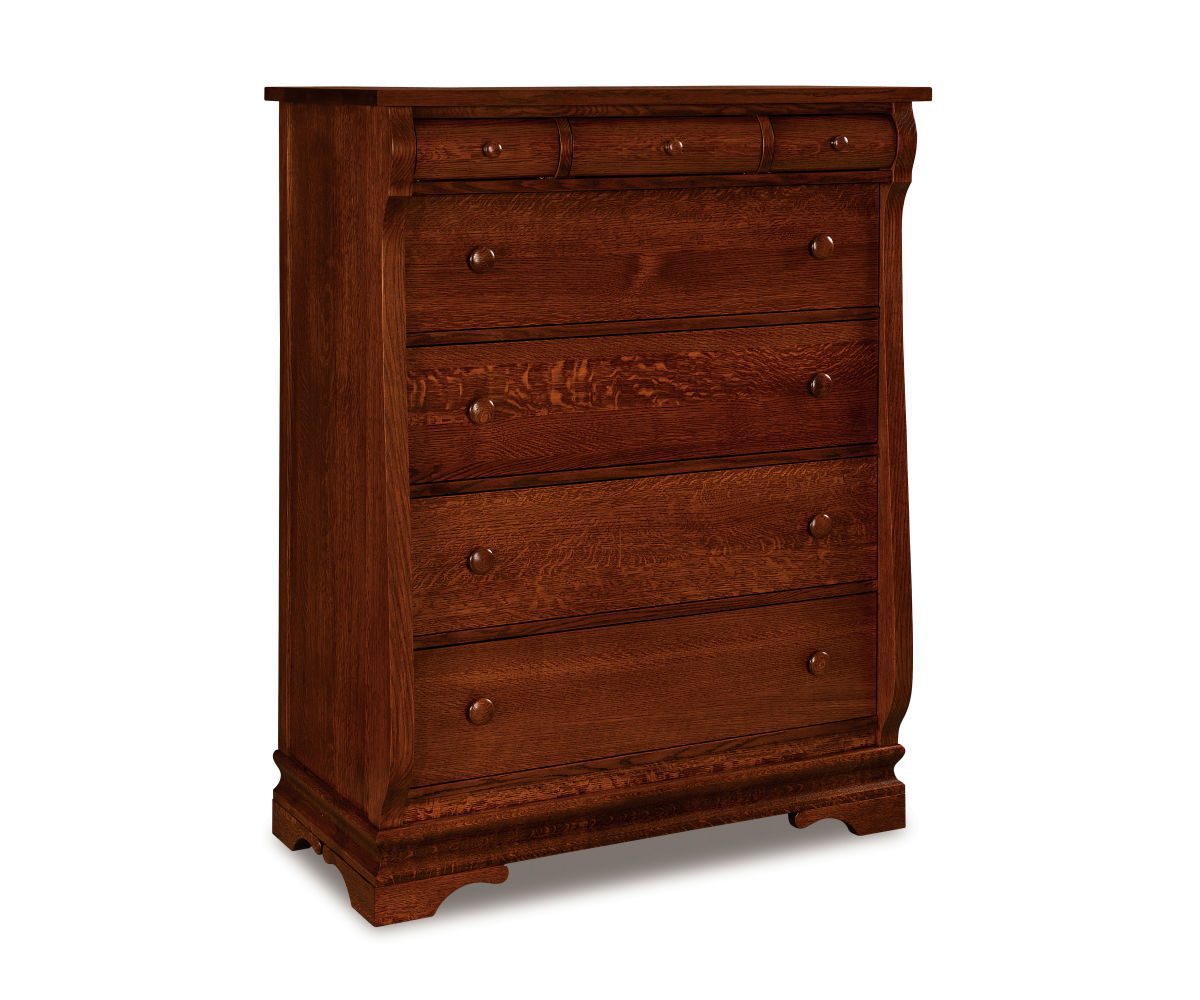 Chippewa Sleigh Chest Oak Creek Amish Furniture
